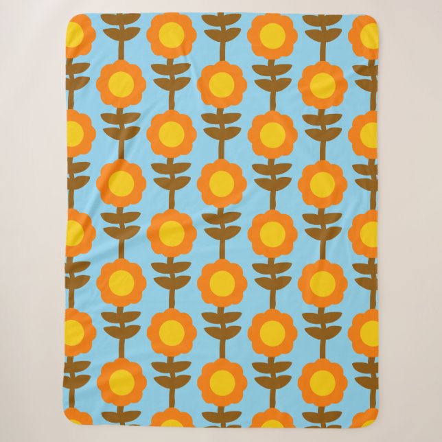 Couverture Sherpa Boho Botanica (Devant)