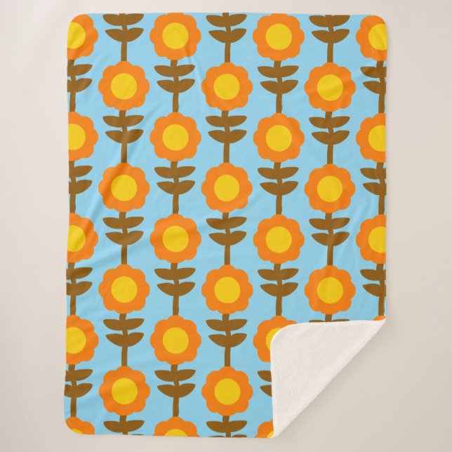 Couverture Sherpa Boho Botanica Sherpa Blanket (Devant)