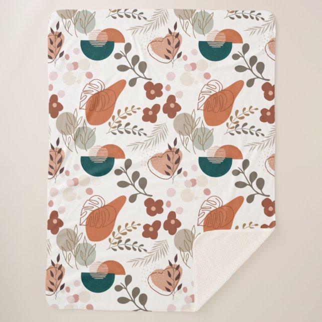 Couverture Sherpa BOHO Motif esthétique A10 (Devant)