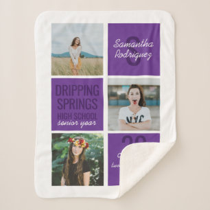 Couverture Sherpa Boîte Fun 3-Photos Année de Prom