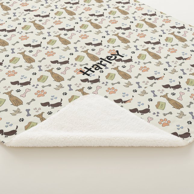 Couverture Sherpa Bones et pattes de traitement des chiens (3/4)