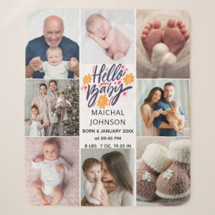 Couverture Sherpa Bonjour Bébé Statistiques de naissance de nouvea