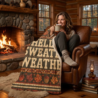 Couverture Sherpa Bonjour Pull Météo Automne Cosy