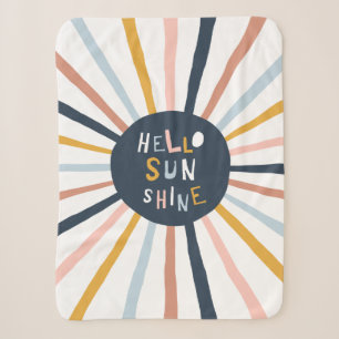 Couverture Sherpa Bonjour Sunshine