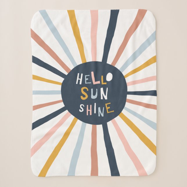 Couverture Sherpa Bonjour Sunshine (Devant)