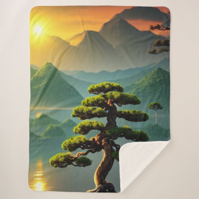 Couverture Sherpa Bonsai Sherpa Blanket (Devant)