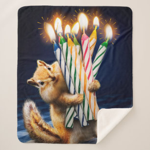 Couverture Sherpa Bougies d'anniversaire de Tamia