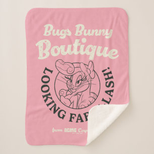 Couverture Sherpa Boutique BUGS BUNNY™ - Fab-U-Lash à l'air !