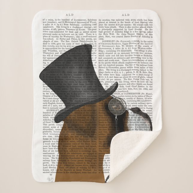 Couverture Sherpa Boxer, Hound officiel et Casquette (Devant)