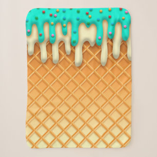 Couverture Sherpa Brosse à cône de crème glacée avec arrosage