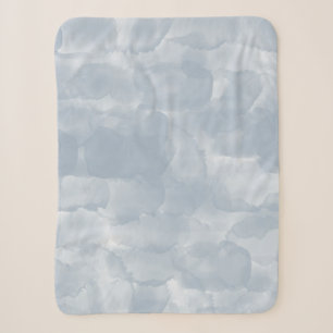 Couverture Sherpa Brosse moderne couleur bleu foncé