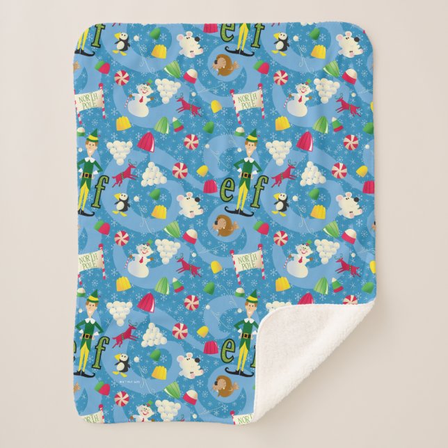 Couverture Sherpa Buddy le Motif de dessin animé Elf (Devant)
