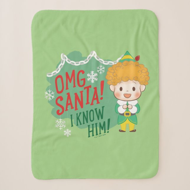 Couverture Sherpa Buddy l'Elf OMG Père Noël ! Je Le Connais ! (Devant)