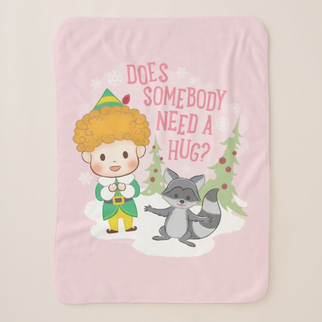 Couverture Sherpa Buddy l'Elfe Quelqu'un a besoin d'un câlin ? (Devant)