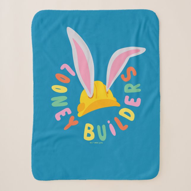 Couverture Sherpa BUGS BUNNY BUILDERS™| Hard Hat Circle Logo (Devant)
