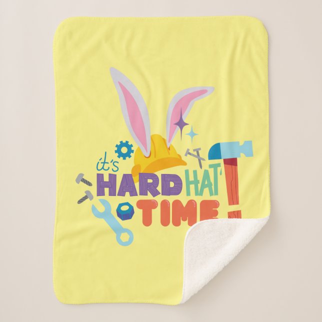 Couverture Sherpa BUGS BUNNY BUILDERS™| It's Hard Hat Time (Devant)