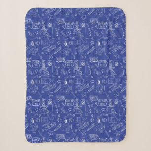 Couverture Sherpa BUGS BUNNY BUILDERS™ Motif de plan de croquis