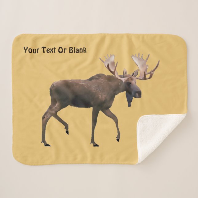 Couverture Sherpa Bull Moose (Devant (Horizontal))