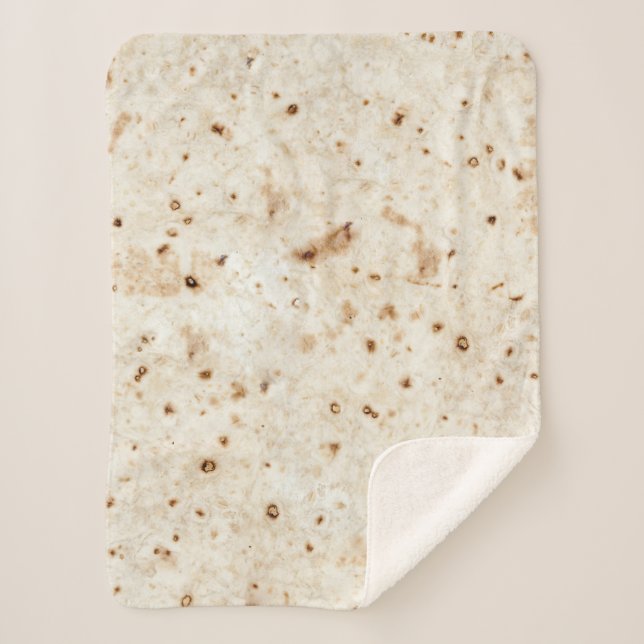 Couverture Sherpa Burrito Blanket Flour Tortilla Sherpa Fleece Jeu (Devant)