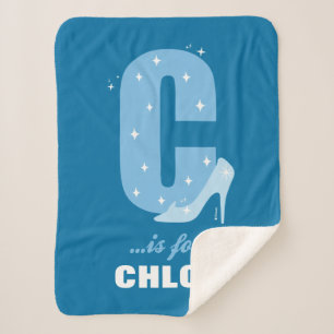 Couverture Sherpa C est pour Cendrillon Ajouter votre nom