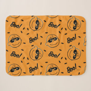 Couverture Sherpa cacahuètes   Charlie Brown Boo ! Motif