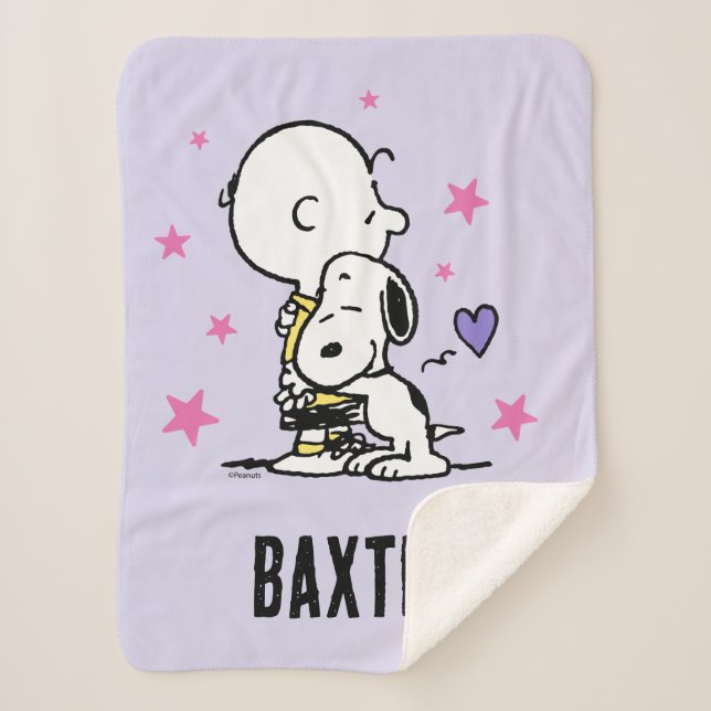 Couverture Sherpa cacahuètes | Saint Valentin | Amis De La Vie (Devant)