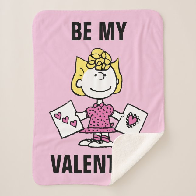 Couverture Sherpa cacahuètes | Saint Valentin | Sally Valentines (Devant)