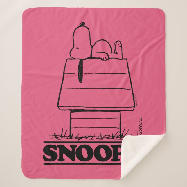 Couverture Sherpa cacahuètes | Snoopy Le Secret À La Vie (Devant)