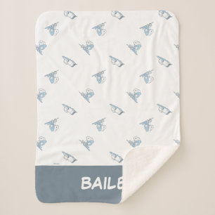 Couverture Sherpa cacahuètes Snoopy Nap Time Motif