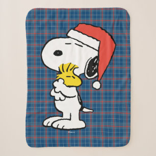 Couverture Sherpa cacahuètes   Snoopy & Woodstock Holiday
