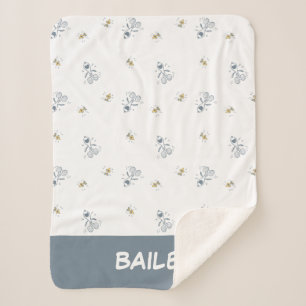 Couverture Sherpa cacahuètes Snoopy & Woodstock Laughing Motif