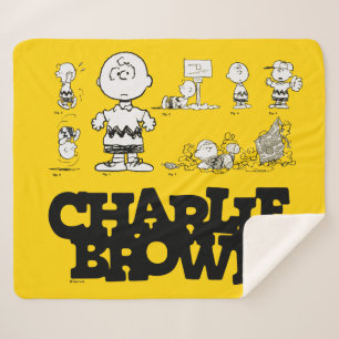 Couverture Sherpa cacahuètes   Toujours Charlie Brown