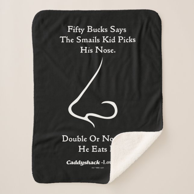 Couverture Sherpa Caddyshack | Cinquante Bucks dit (Devant)