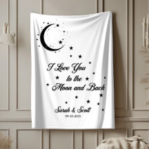 Cadeau de mariage personnalisé, jusqu'à la lune et