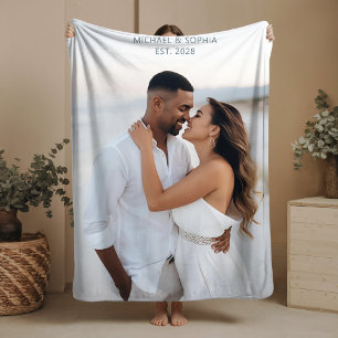 Couverture Sherpa Cadeau mariage Sherpa Blanket Cadeaux Couple Perso