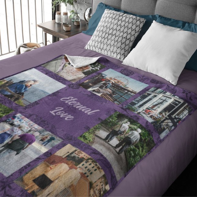Couverture Sherpa Cadeaux personnalisés pour les parents âgés Couple (Personalized Gifts for Older Parents Couples)