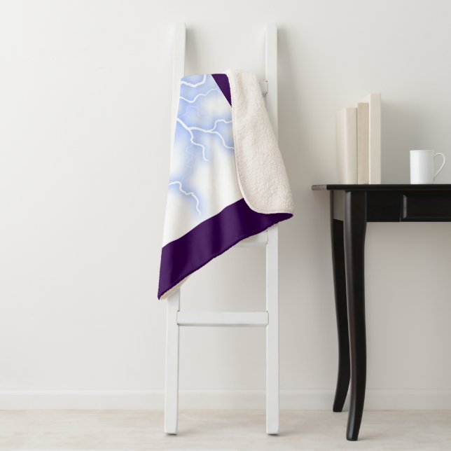 Couverture Sherpa calda e avvolgente. (En situation)