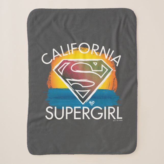 Couverture Sherpa California Supergirl Sunset Graphic (Devant)