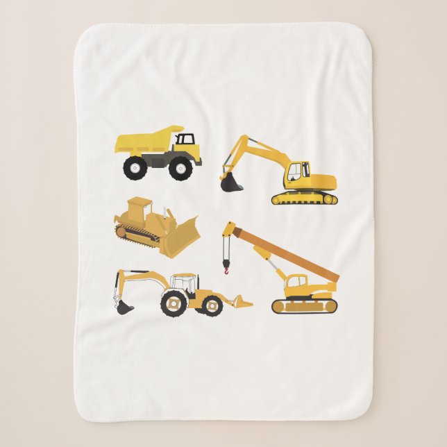 Couverture Sherpa Camions de construction (Devant)