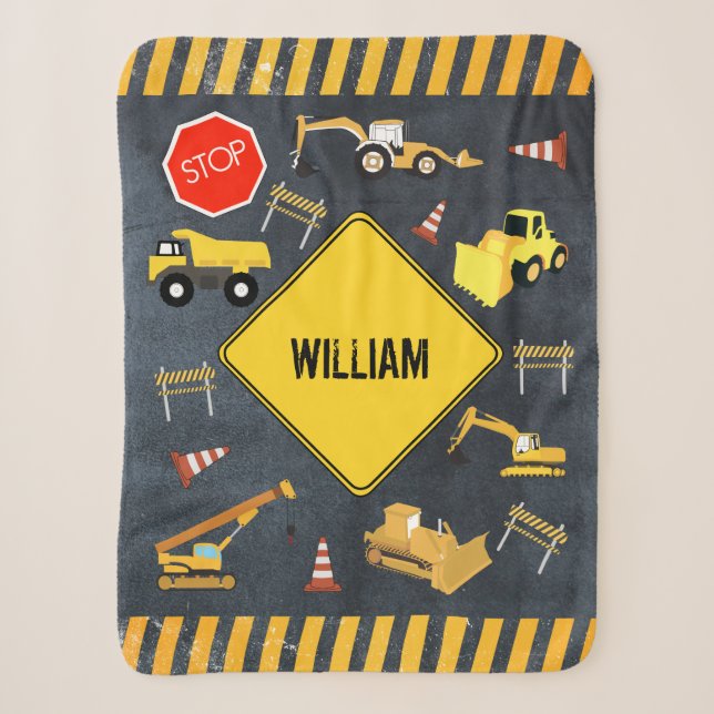 Couverture Sherpa Camions de construction Machines lourdes Nom du ga (Devant)