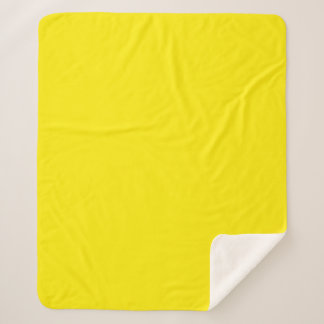 Couverture Sherpa Canary Yellow (solid color) 