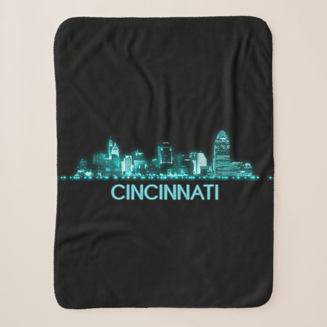 Couverture Sherpa Cancinnati Skyline (Devant)