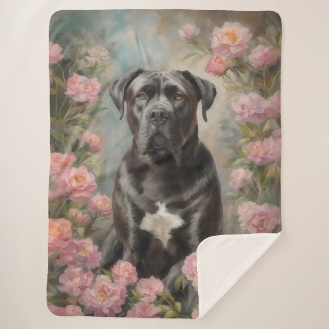 Couverture Sherpa Cane Corso (Devant)