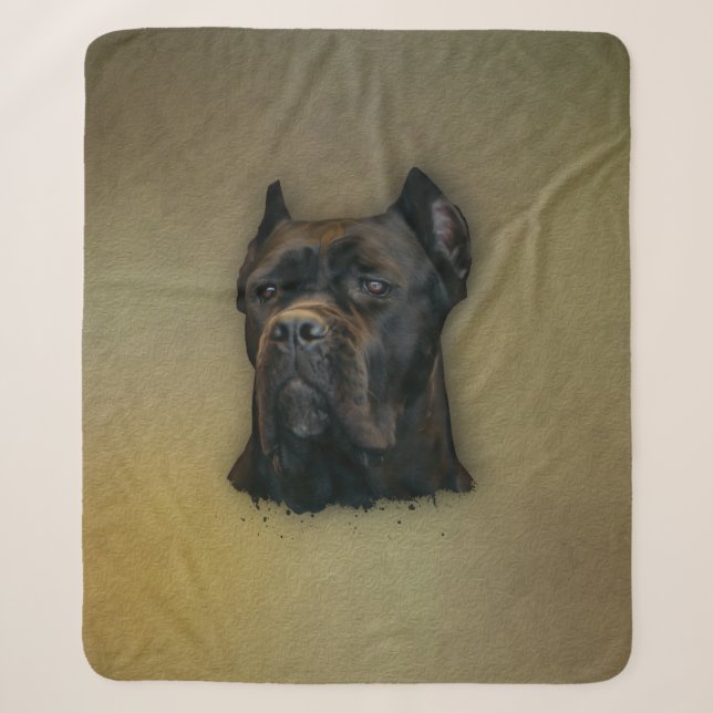 Couverture Sherpa Canne Corso - mastiff italien (Devant)