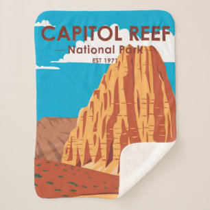 Couverture Sherpa Capitol Reef National Park Cathedral Valley Loop