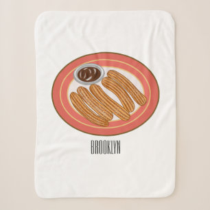 Couverture Sherpa Caricature de Churro