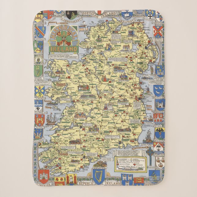 Couverture Sherpa Carte de l'Irlande historique (Devant)