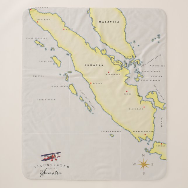 Couverture Sherpa carte de Sumatra (Devant)