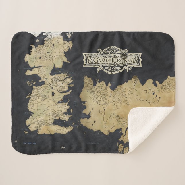 Couverture Sherpa Carte de Westeros (Devant (Horizontal))