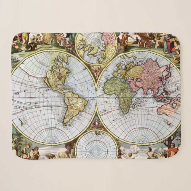 Couverture Sherpa Carte du monde (Devant (Horizontal))